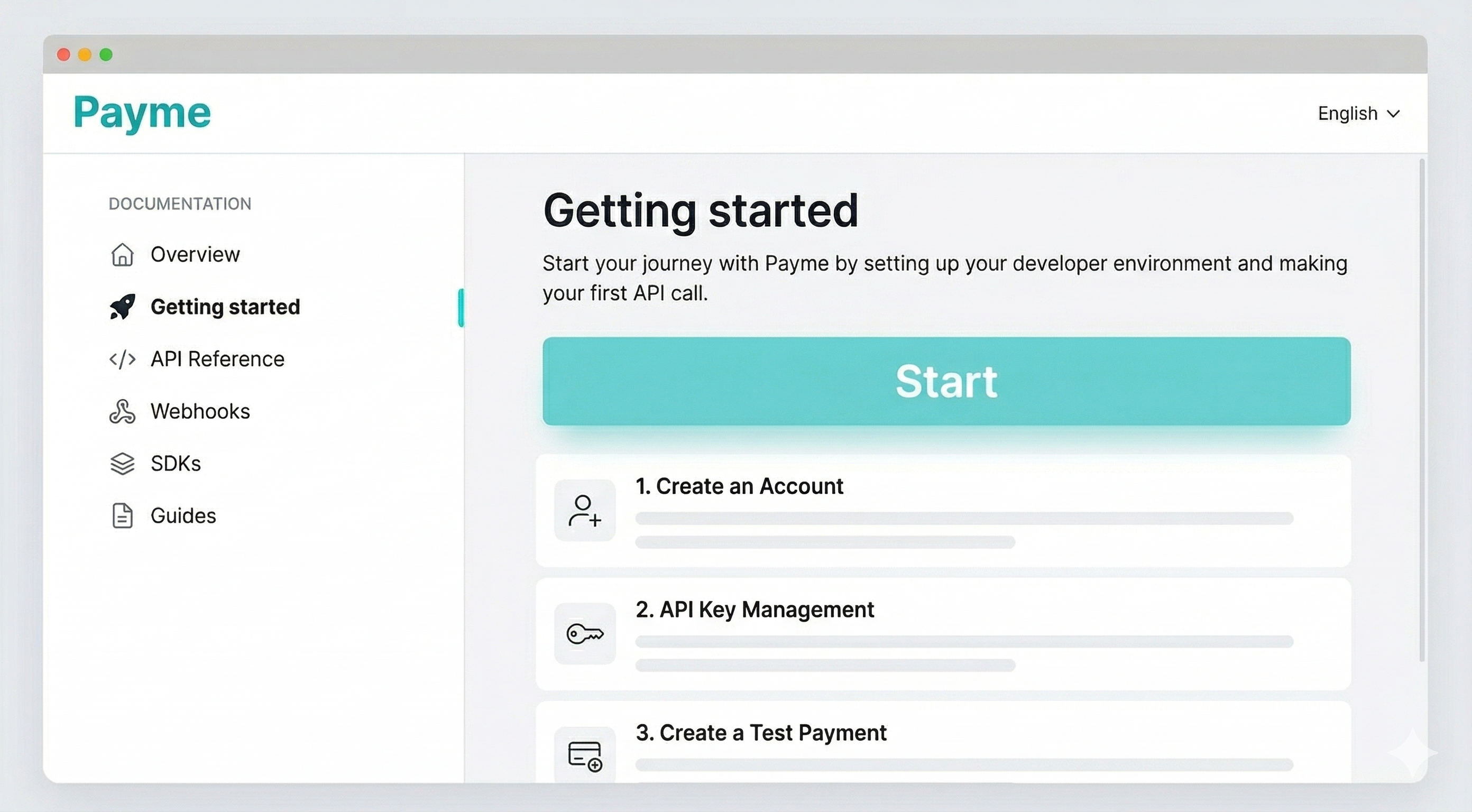 Payment API reference